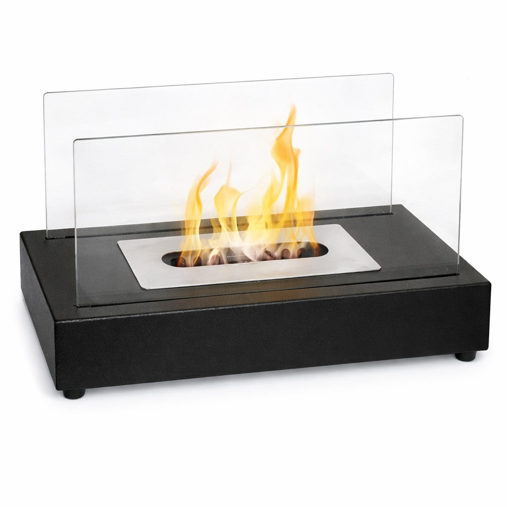 BIOCAMINO DA TAVOLO BERLINO NERO L35x P18 x H20,5 INTERNO ESTERNO