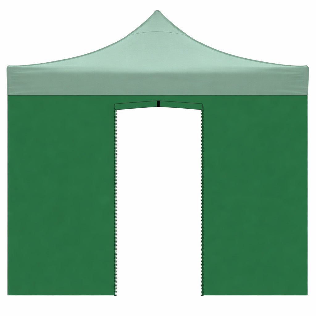 TELO LATERALE 3X2 VERDE CON PORTA RICAMBIO GAZEBO MARKET