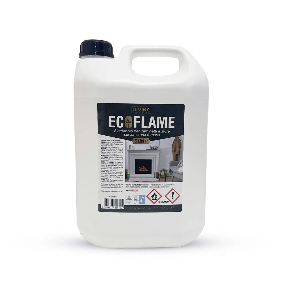 10 lt Bioetanolo combustibile ecologico naturale per camini biocamini