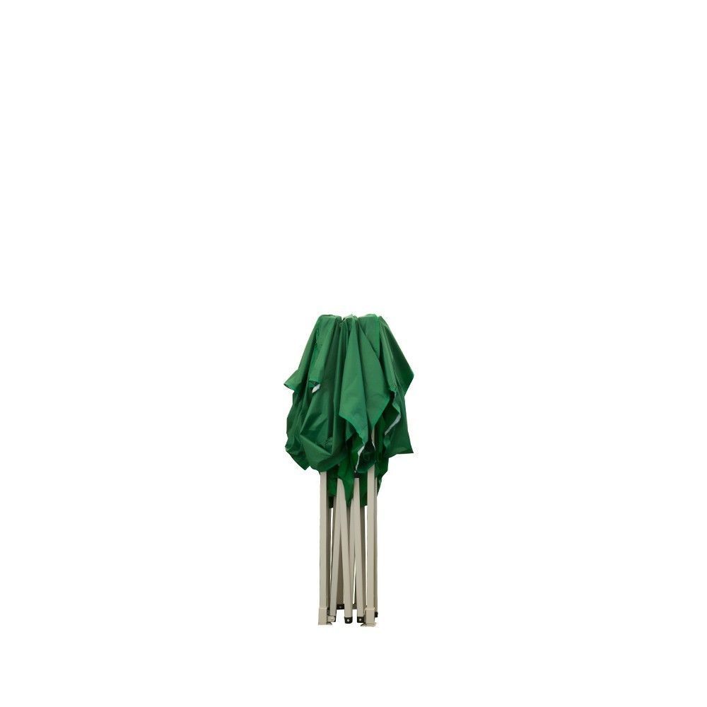GAZEBO RICHIUDIBILE 3X3 VERDE ACCIAIO 1080D RIVESTITO PVC MARKET