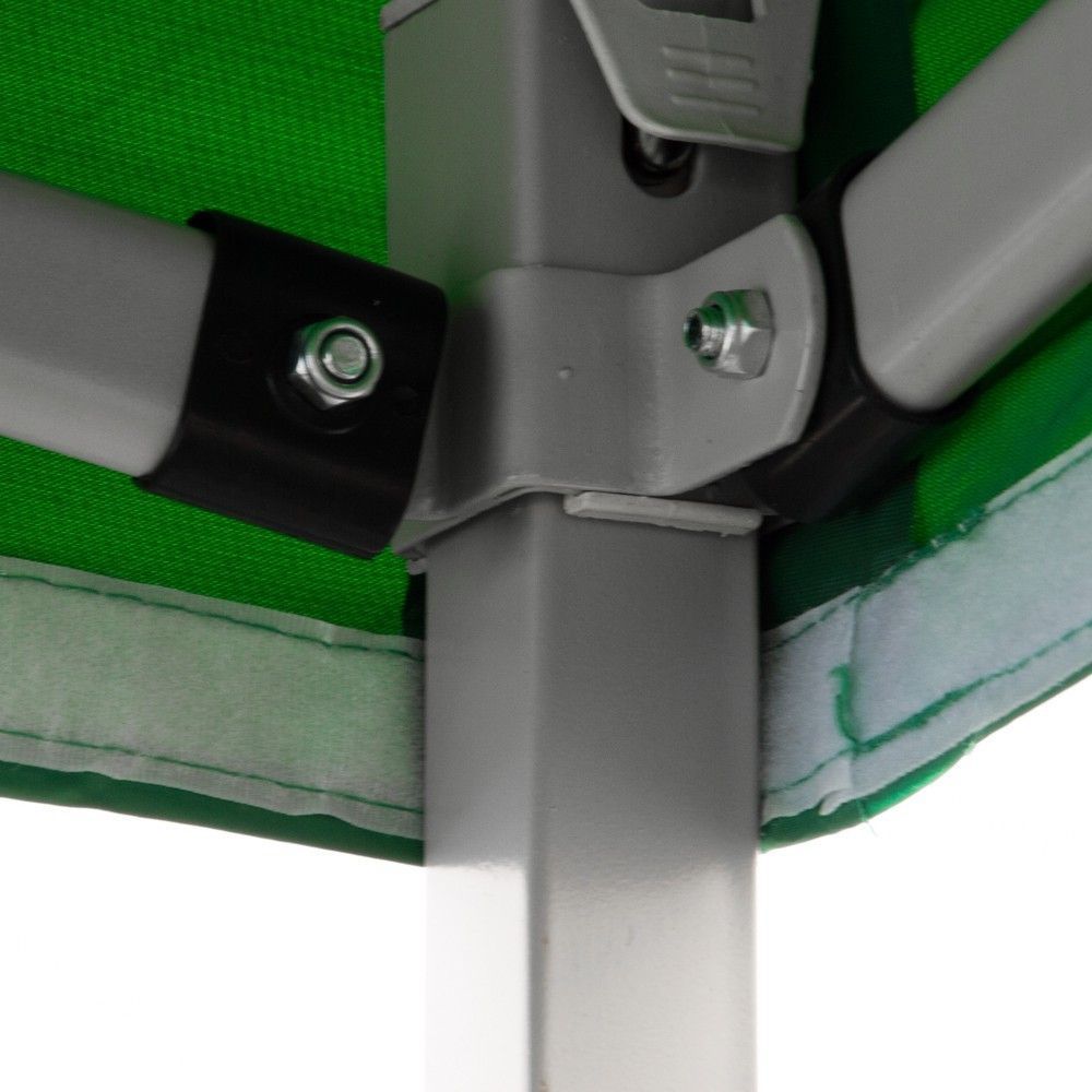 GAZEBO RICHIUDIBILE 3X3 VERDE ACCIAIO 1080D RIVESTITO PVC MARKET