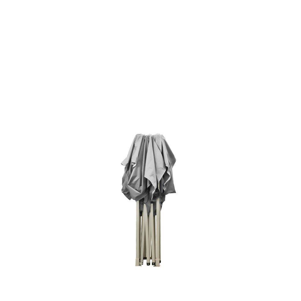 GAZEBO RICHIUDIBILE 2X2 BIANCO ACCIAIO 1080D RIVESTITO PVC MARKET
