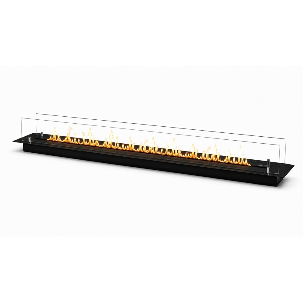 Bruciatore a incasso per camino a bioetanolo biocamino nero da L 150 DF1500VBLACK