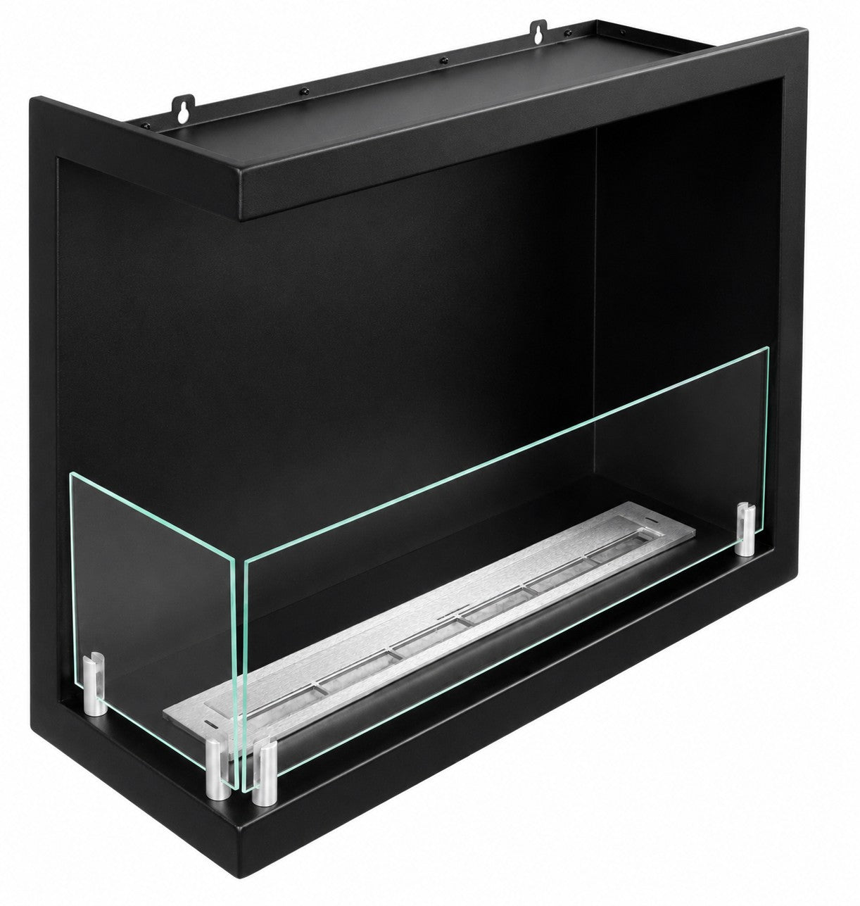 Camino a bioetanolo da incasso ad angolo biocamino angolare 60x45 SUTRI 60 SX