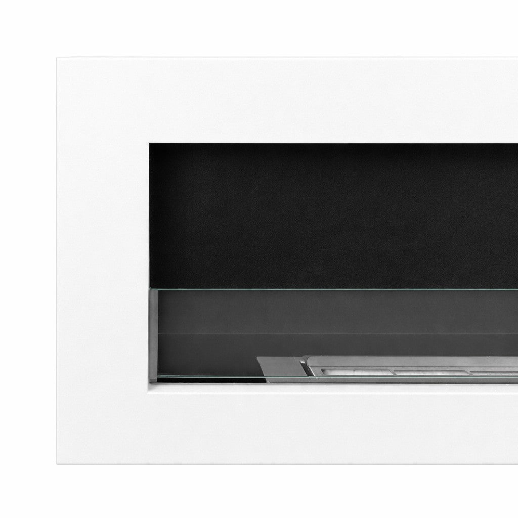 Camino a bioetanolo da parete biocamino 120x40 SIENA 120 Bianco