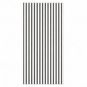 Pannello decorativo acustico fonoassorbente murale in HDF a doghe in legno Set 4 pz 120x60 Bianco