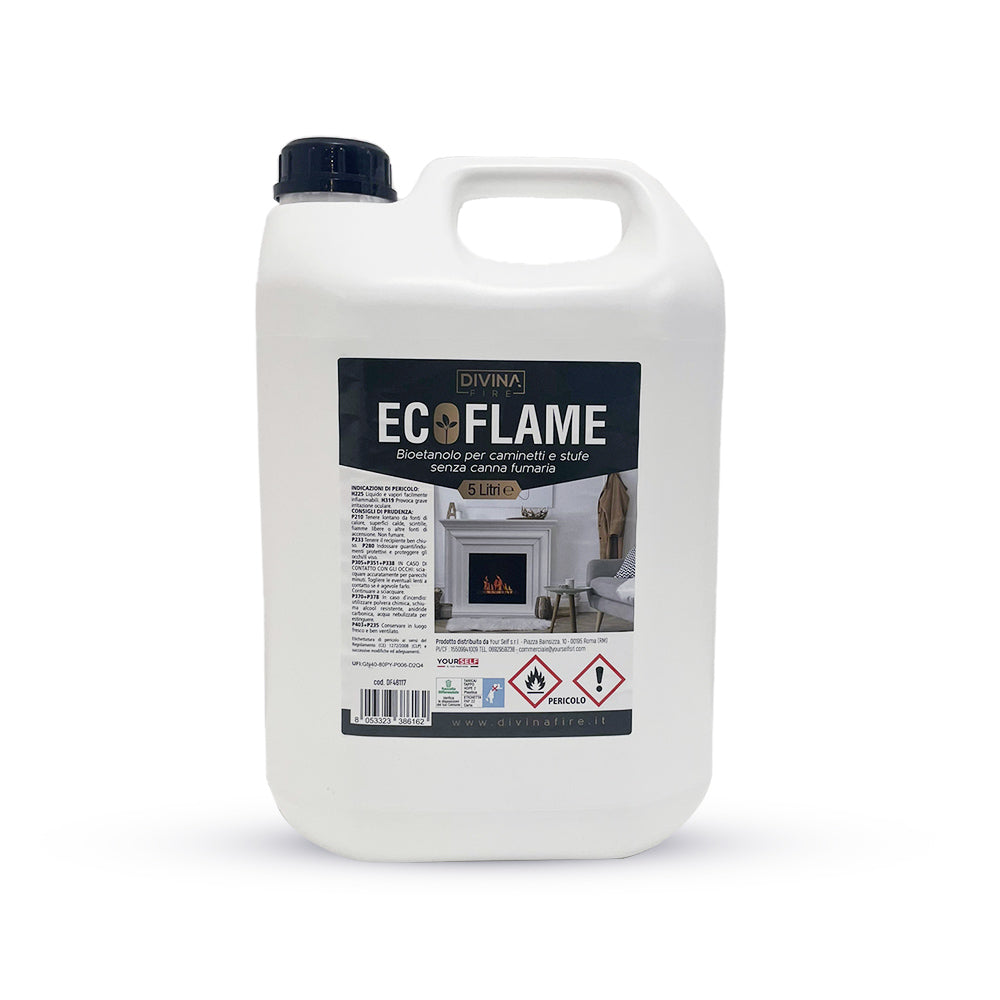 20 lt Bioetanolo combustibile Ecoflame per camini biocamini alta qualità