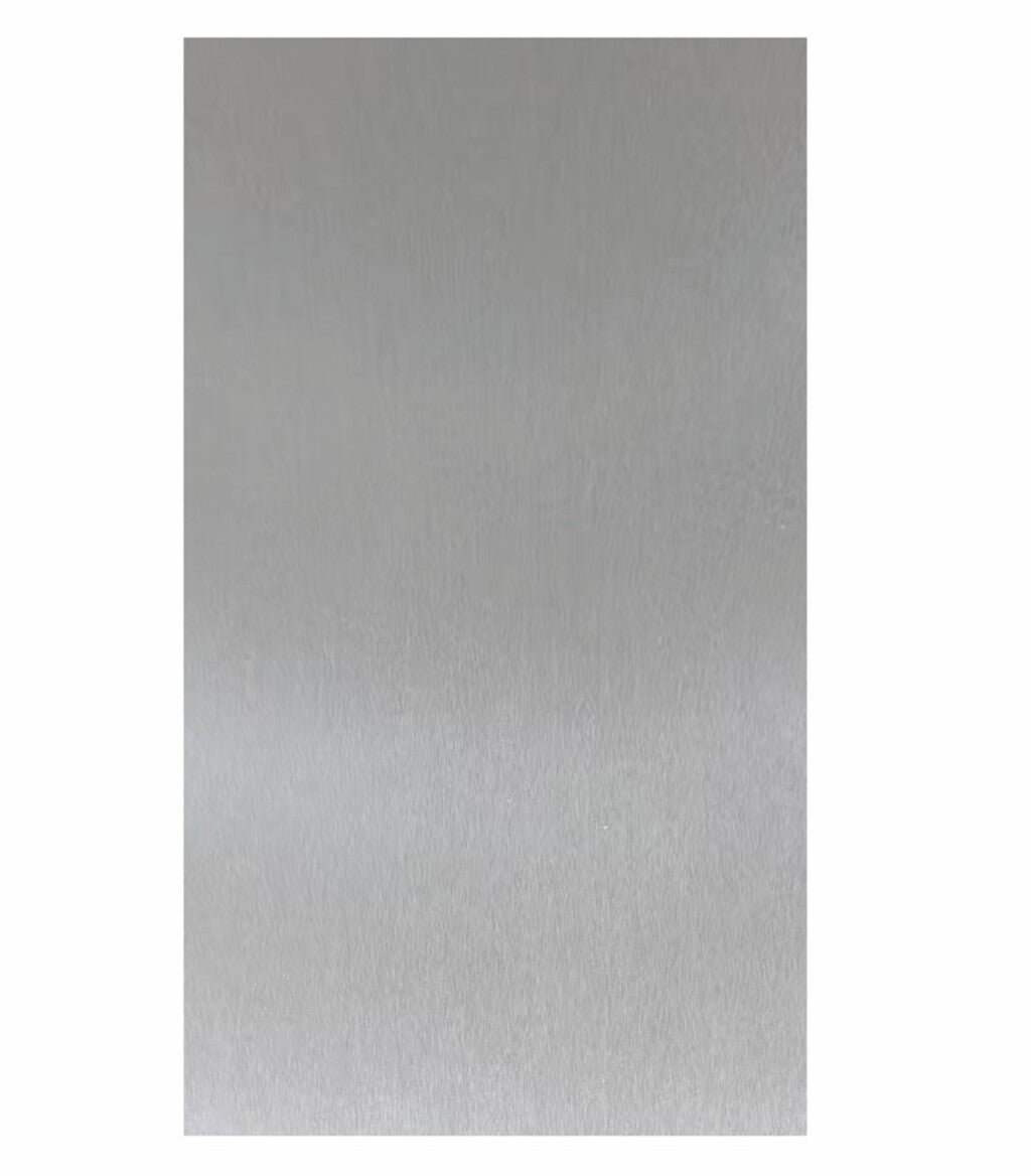 Pannello decorativo effetto metallo Acciaio Inox Set 6 pz 120x60 in PVC UV Ultra Slim