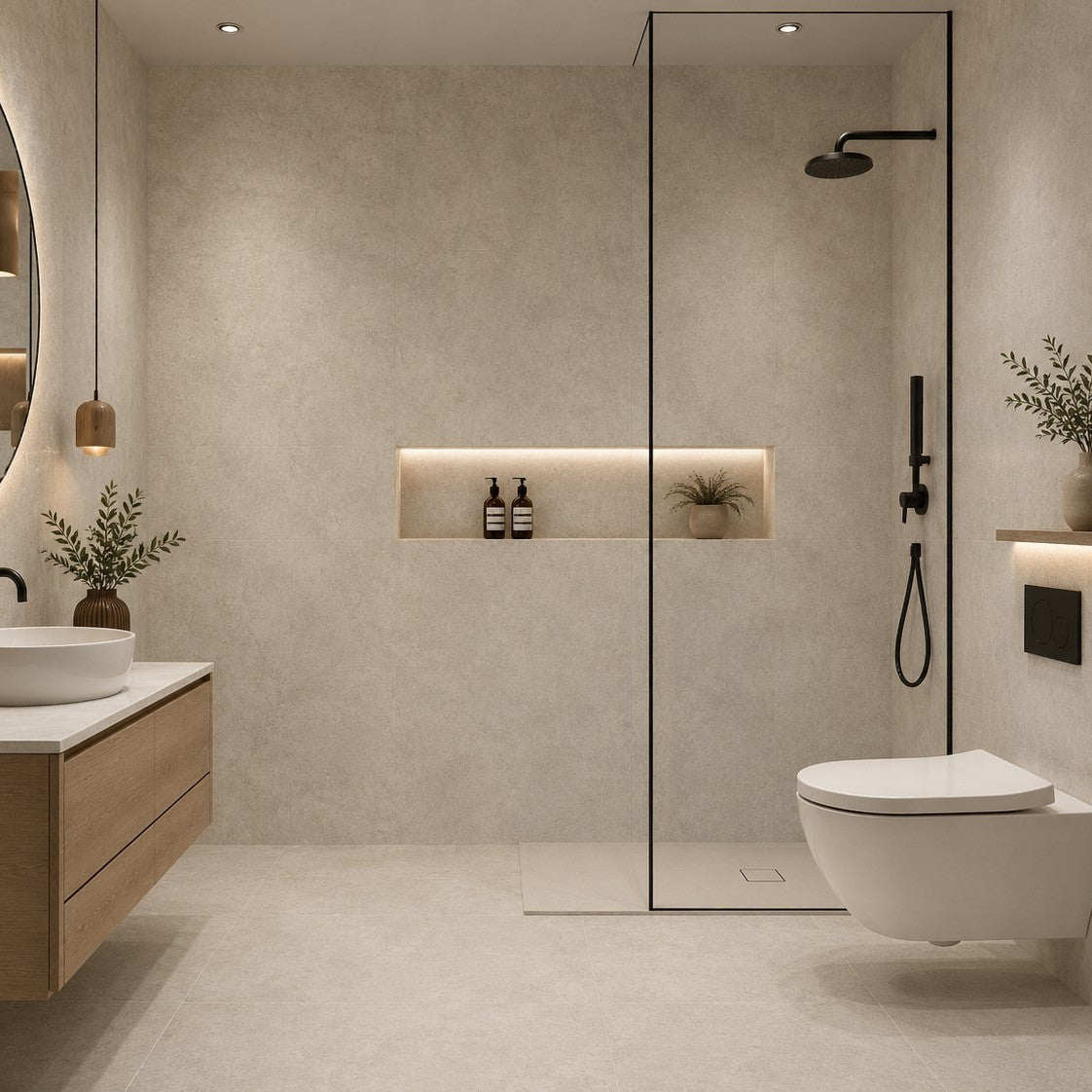 Piastrelle in LTV PVC autoadesive da pavimento parete Set 22 pz 2 mt2 30x30 effetto Marmo Beige