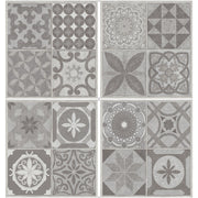 Piastrelle in LTV PVC autoadesive da pavimento parete Set 22 pz 2 mt2 30x30 effetto maiolica Vintage
