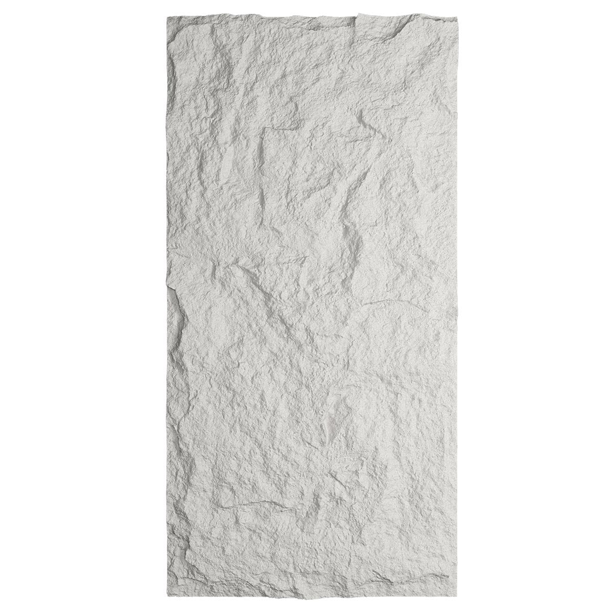 Pannello decorativo effetto roccia pietra 3D set 10 pz 7,2 mt2 rivestimento murale in PU 120 x 60 x 1,6 Bianco Leccese