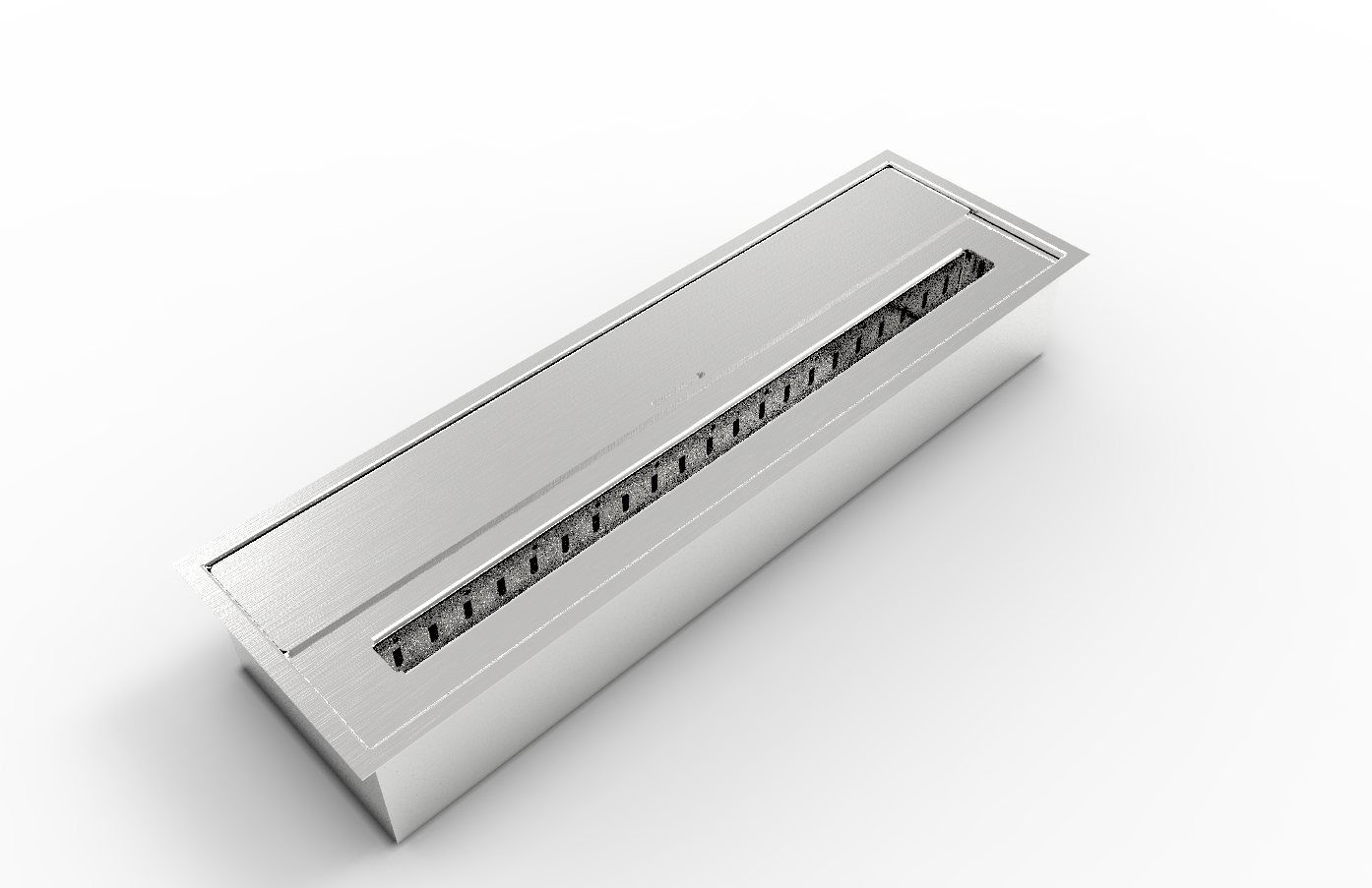 BRUCIATORE IN ACCIAIO INOX 4,5 LT - L61X18,7XH9,5 cm