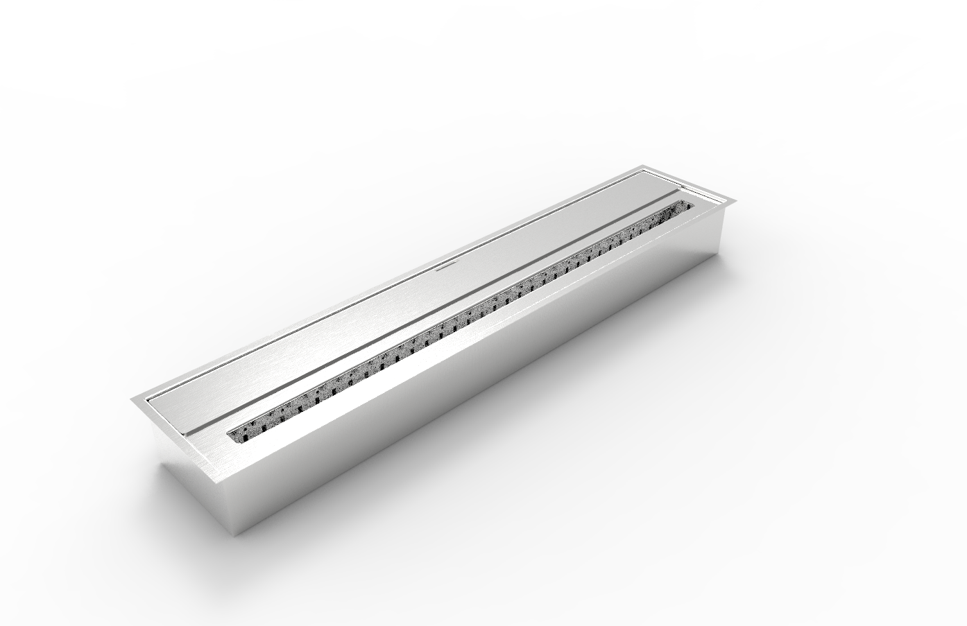 BRUCIATORE IN ACCIAIO INOX 7 LT - L91,5X18,7XH9,5 cm
