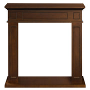 Cornice per camino rivestimento in legno L89,5xH90,5xP28 Jefferson Noce