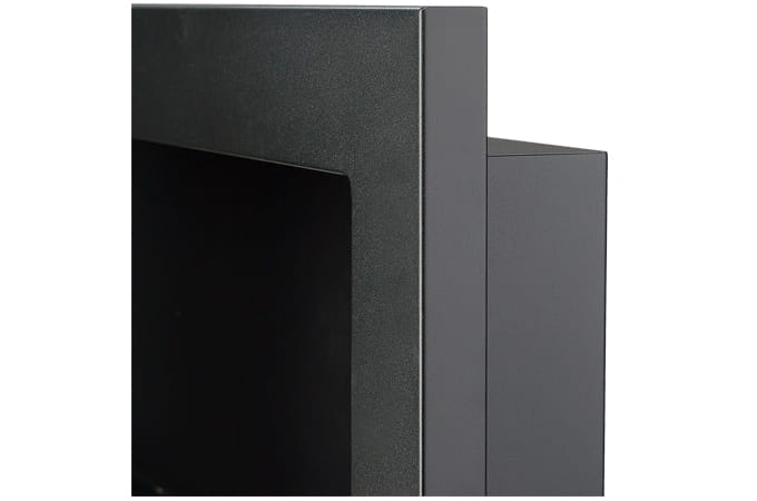 BIOCAMINO DA PARETE PISA NERO L 65 x P 12 x H 40