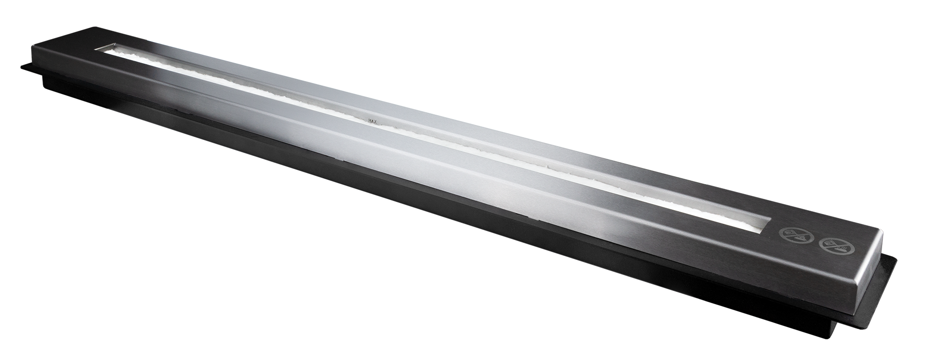 BRUCIATORE IN ACCIAIO INOX 1,7 LT - L 90 x P 11 x H 5,3