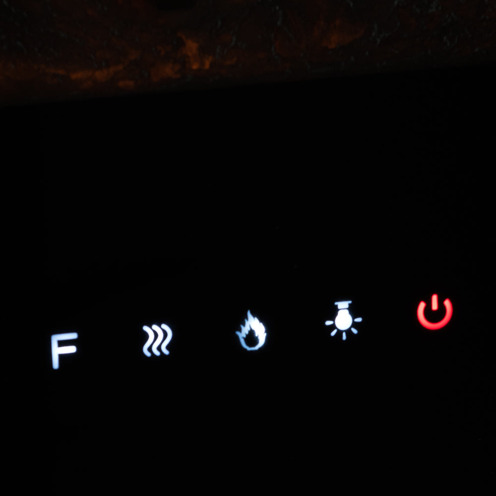 CAMINO ELETTRICO DA PARETE/INCASSO CHICAGO  L101,6 x P14 x H54,6