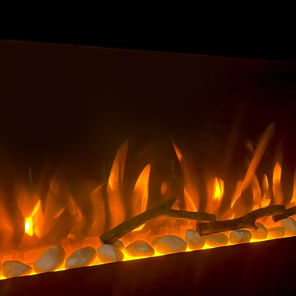 CAMINO ELETTRICO DA PARETE DALLAS  L127 x P 11 x H50