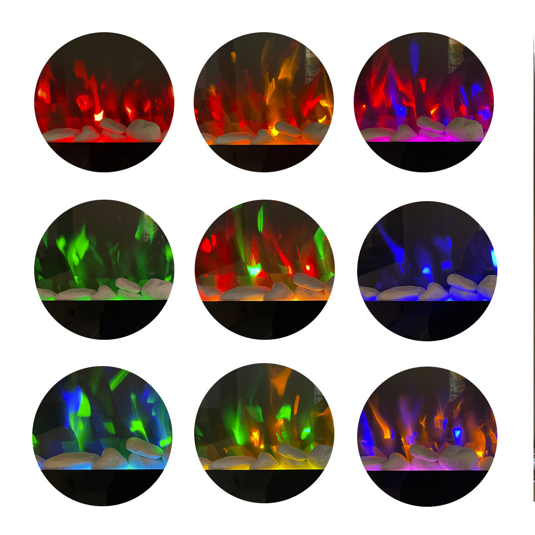 CAMINO ELETTRICO DA PARETE DALLAS  L127 x P 11 x H50