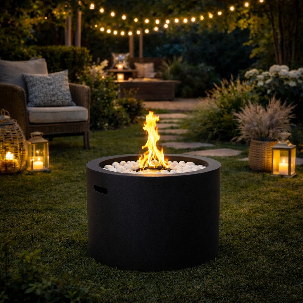 BIOCAMINO DA TERRA RODI NERO D.47,5 PER ESTERNO