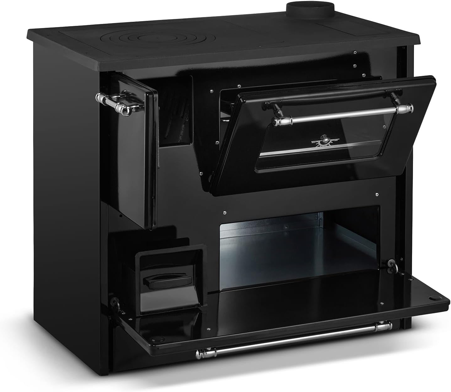 CUCINA A LEGNA BEATRICE NERA 9 KW 87 x 51 x H 79