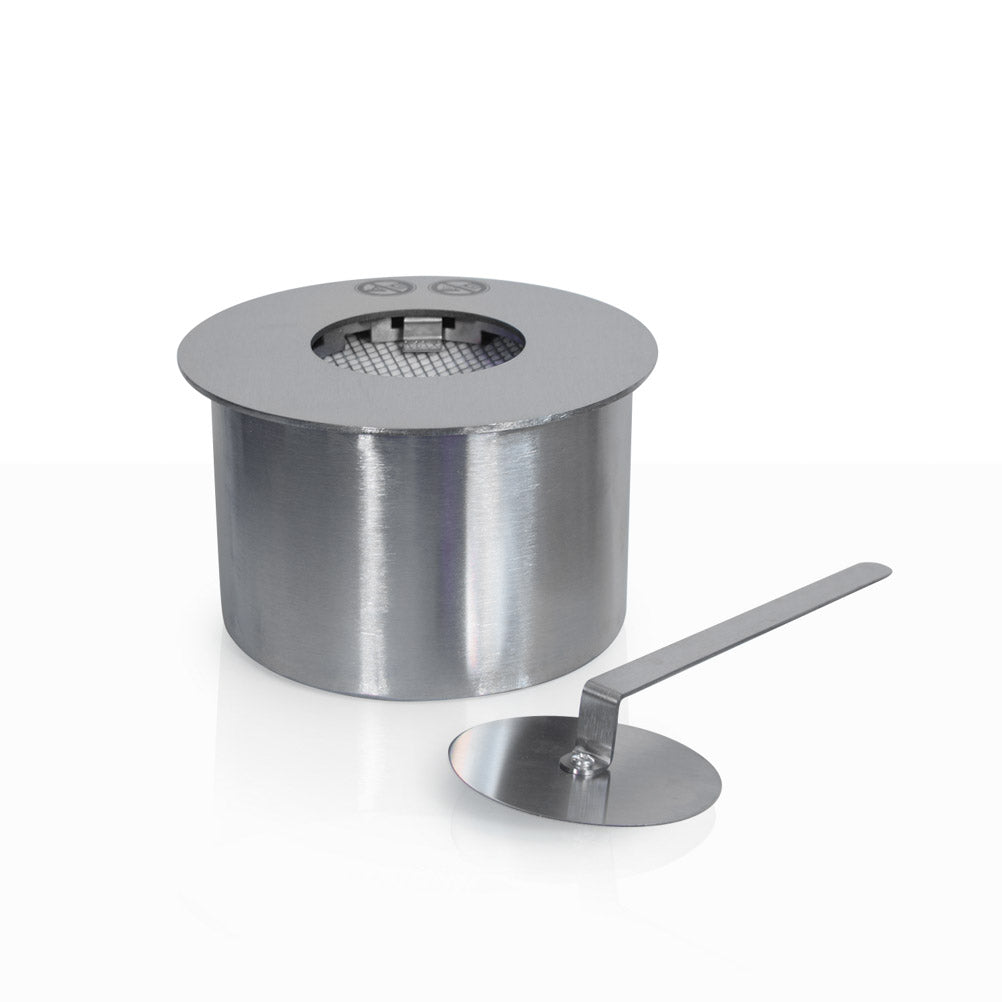 BRUCIATORE TONDO A INCASSO ACCIAIO INOX 2 LT D.20