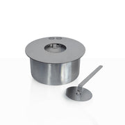 BRUCIATORE TONDO A INCASSO ACCIAIO INOX 2,5 LT D.25