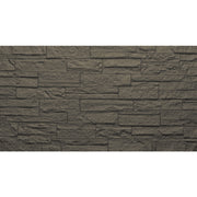 Pannello decorativo effetto pietra mattoni 3D set 12 pz 8,6 mt2 rivestimento murale in PU 120 x 60 x 2,5 Grigio Ardesia