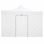 TELO LATERALE 4,5X2 MT BIANCO CON PORTA RICAMBIO GAZEBO MARKET