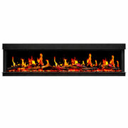 Camino elettrico da incasso tecnologia LCD LED FILADELFIA150