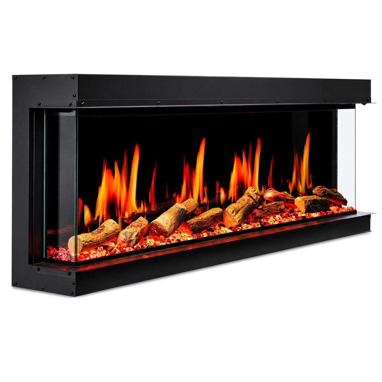Camino elettrico da incasso tecnologia LCD LED FILADELFIA150