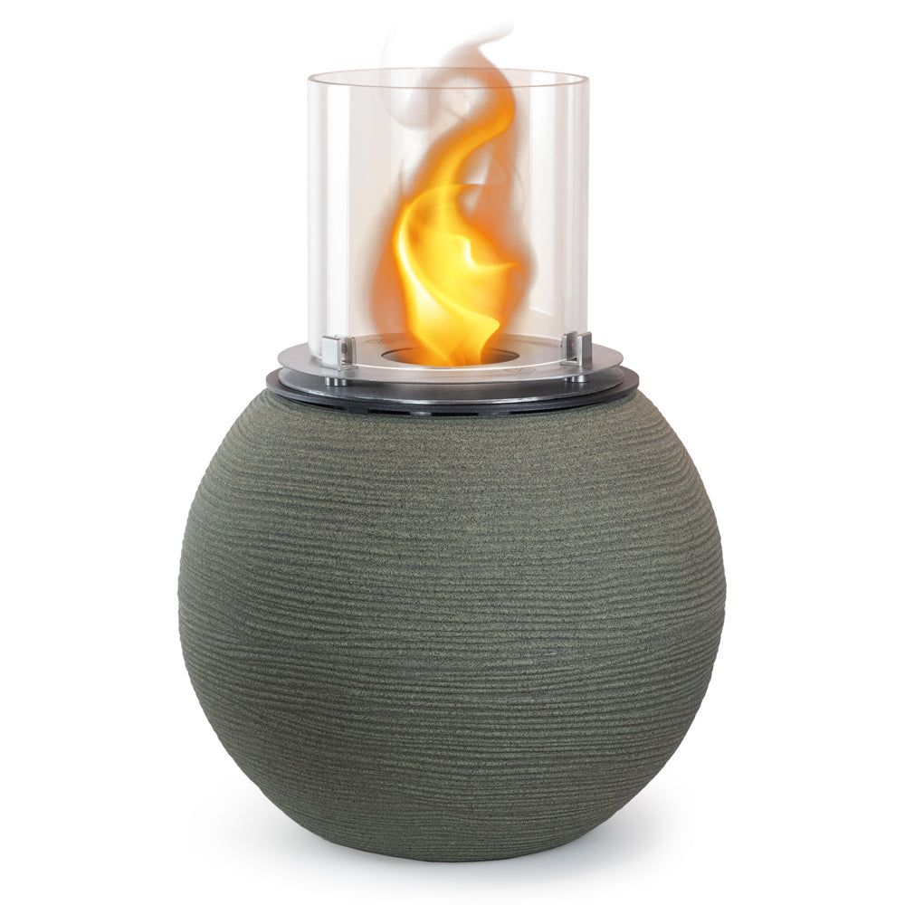 divina fire biocamino da terra botticelli verde salvia d 40 x h54 interno esterno ean 8056157806165