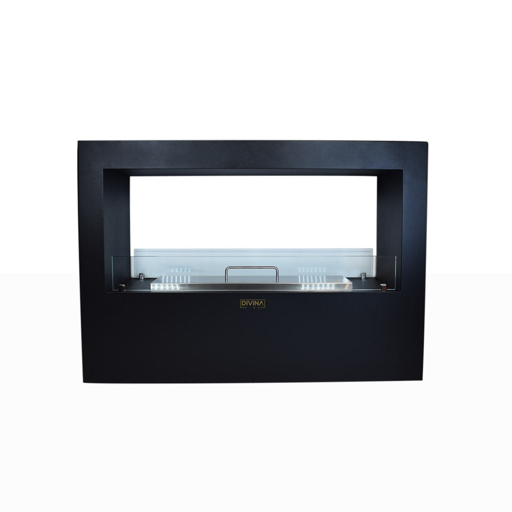 divina fire biocamino da terra giotto nero l100xp30xh70 interno esterno ean 8056157806004