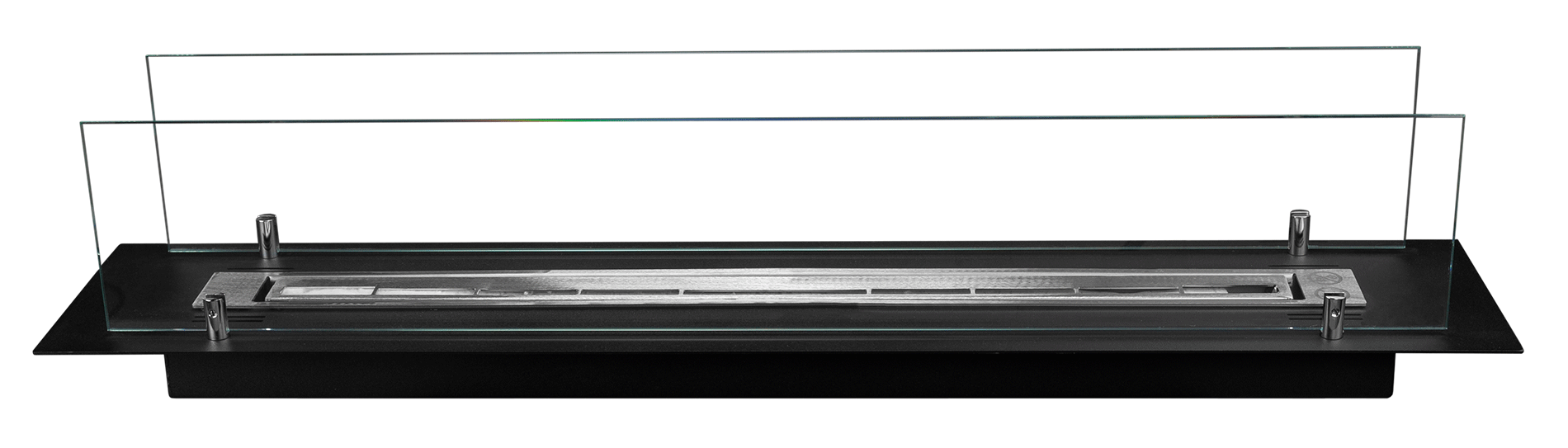 divina fire bruciatore incasso acciaio inox 100 cm con vetri ean 8056157806066