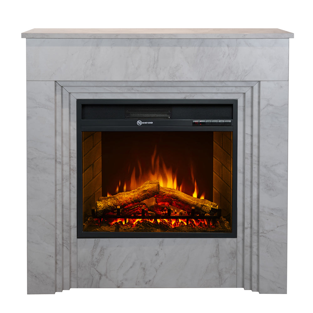 divina fire camino elettrico da terra bellini marmo bianco l96 x p35 x h96 ean 8056157809135