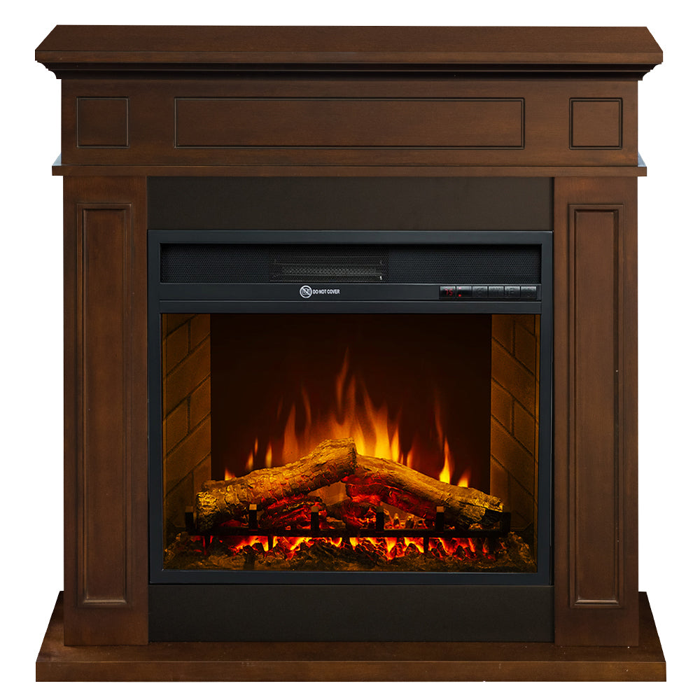 divina fire camino elettrico da terra jefferson marrone l895 x h905 x p28 ean 8056157809067