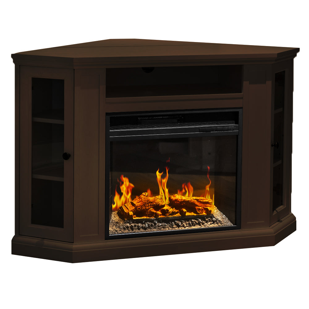 divina fire camino elettrico da terra madison marrone l126 x p78 x h83 ean 8056157804864