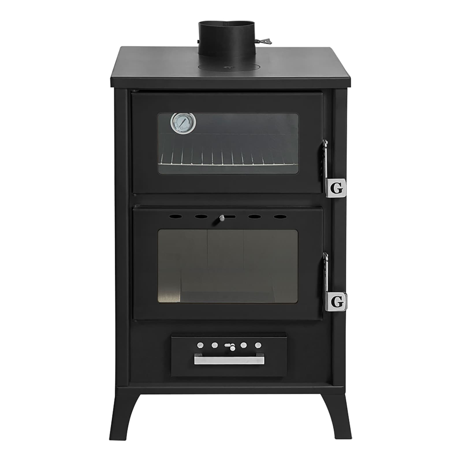 divina fire stufa a legna con forno marika nera 22 kw ean 5200416400745