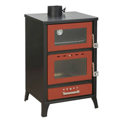 divina fire stufa a legna con forno marika rossa 22 kw ean 5200416400752