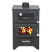 divina fire stufa a legna silvia nera mg450 146 kw ean 5200416400134
