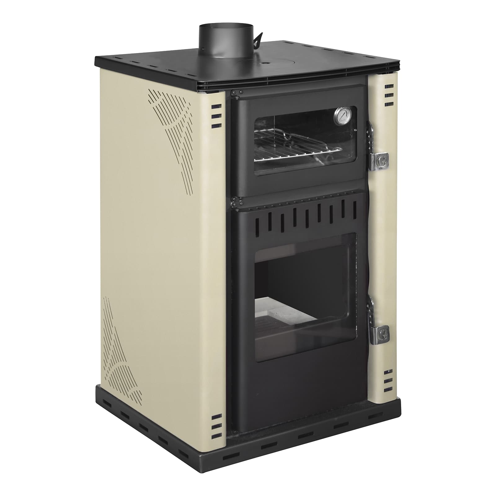 divina fire termo stufa a legna con forno 276 kw elsa beige ean 5200416400790