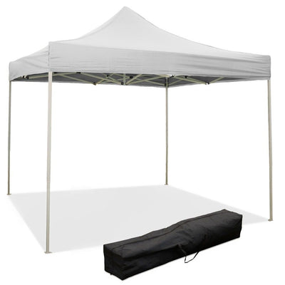 GAZEBO 3X3 BIANCO RICHIUDIBILE