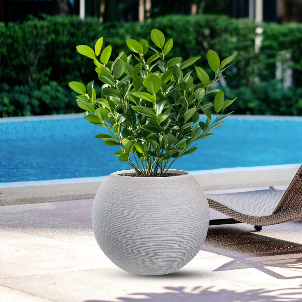 divina garden vaso in resina botticelli beige d 40x33h ean 8056157808978