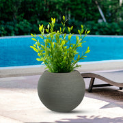 divina garden vaso in resina botticelli verde d 40x33h ean 8056157808985