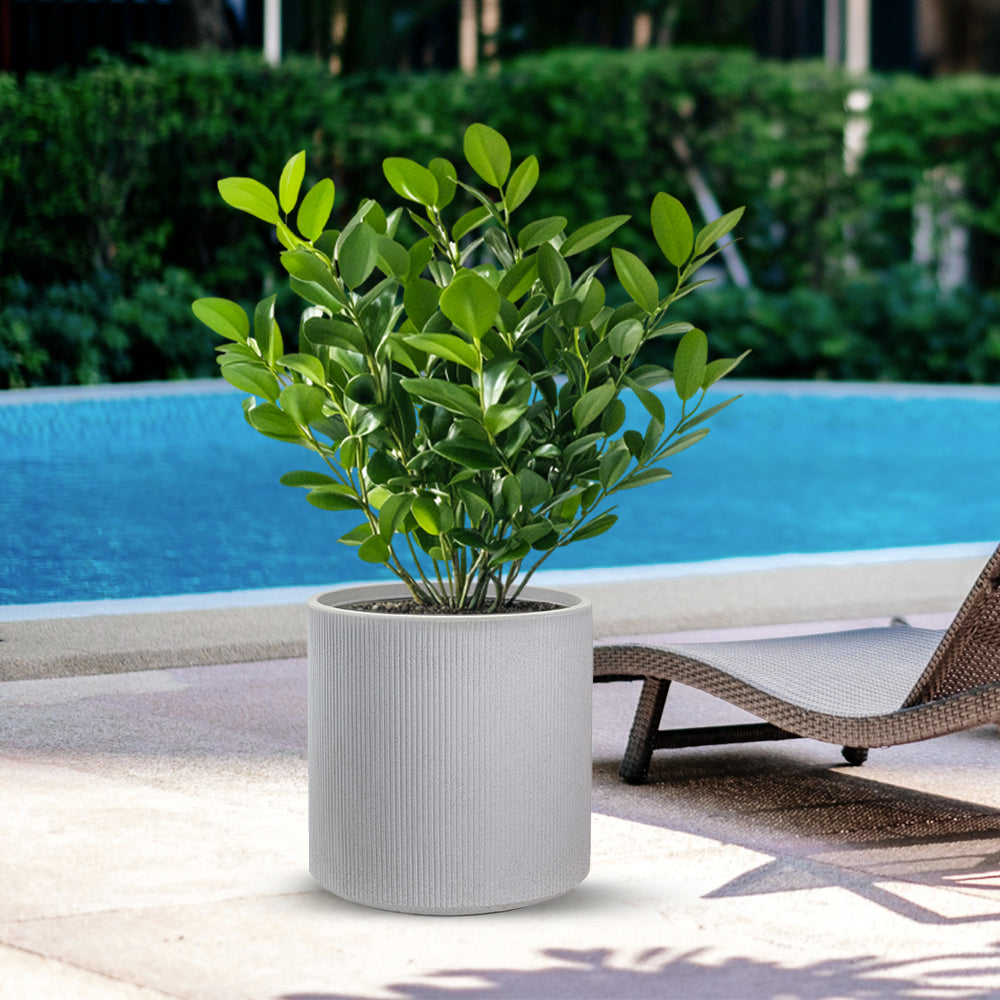 divina garden vaso in resina modigliani beige d 36x35h ean 8056157808930