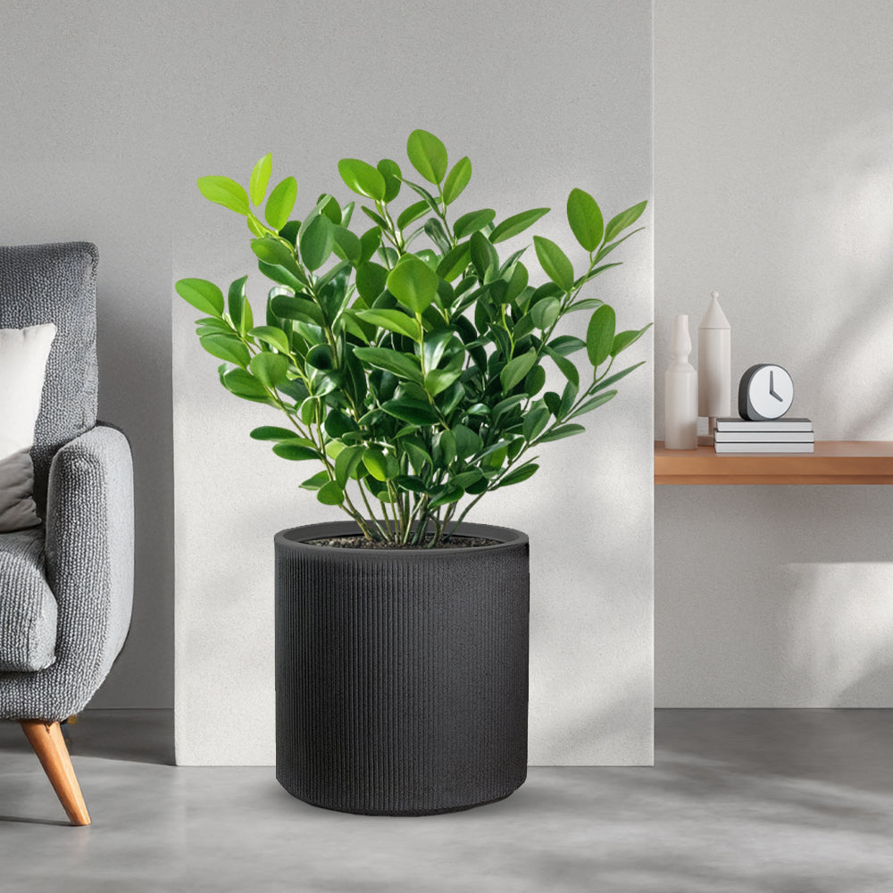 divina garden vaso in resina modigliani grigio d 36x35h ean 8056157808947