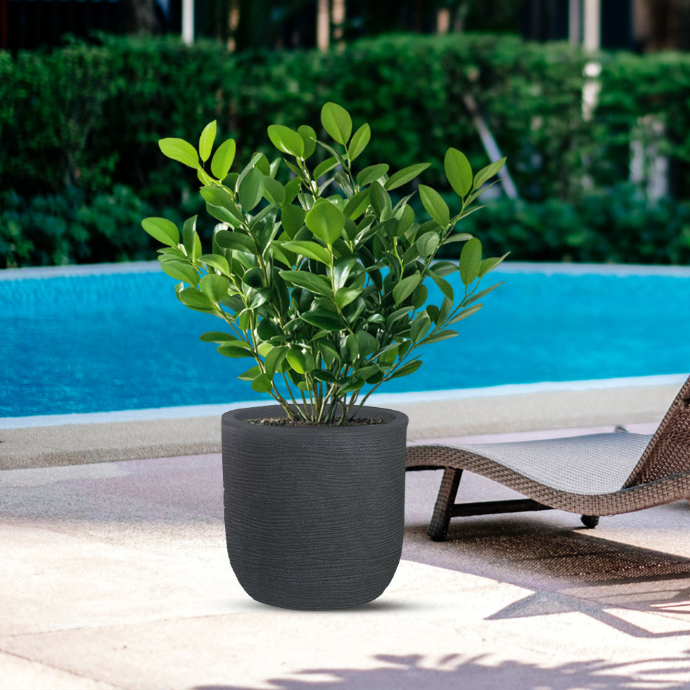 divina garden vaso in resina raffaello grigio d 35x34h ean 8056157809005