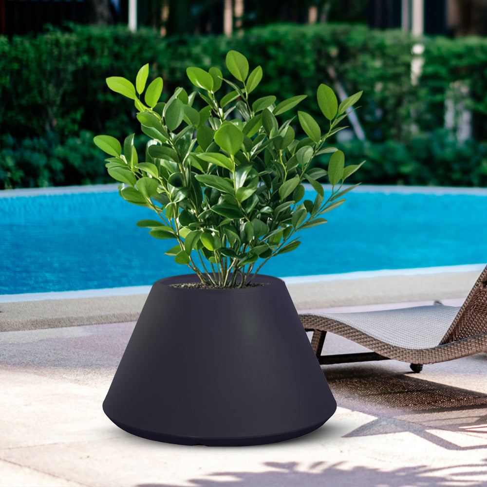 divina garden vaso in resina stromboli antracite d 60x35h ean 8056157808893