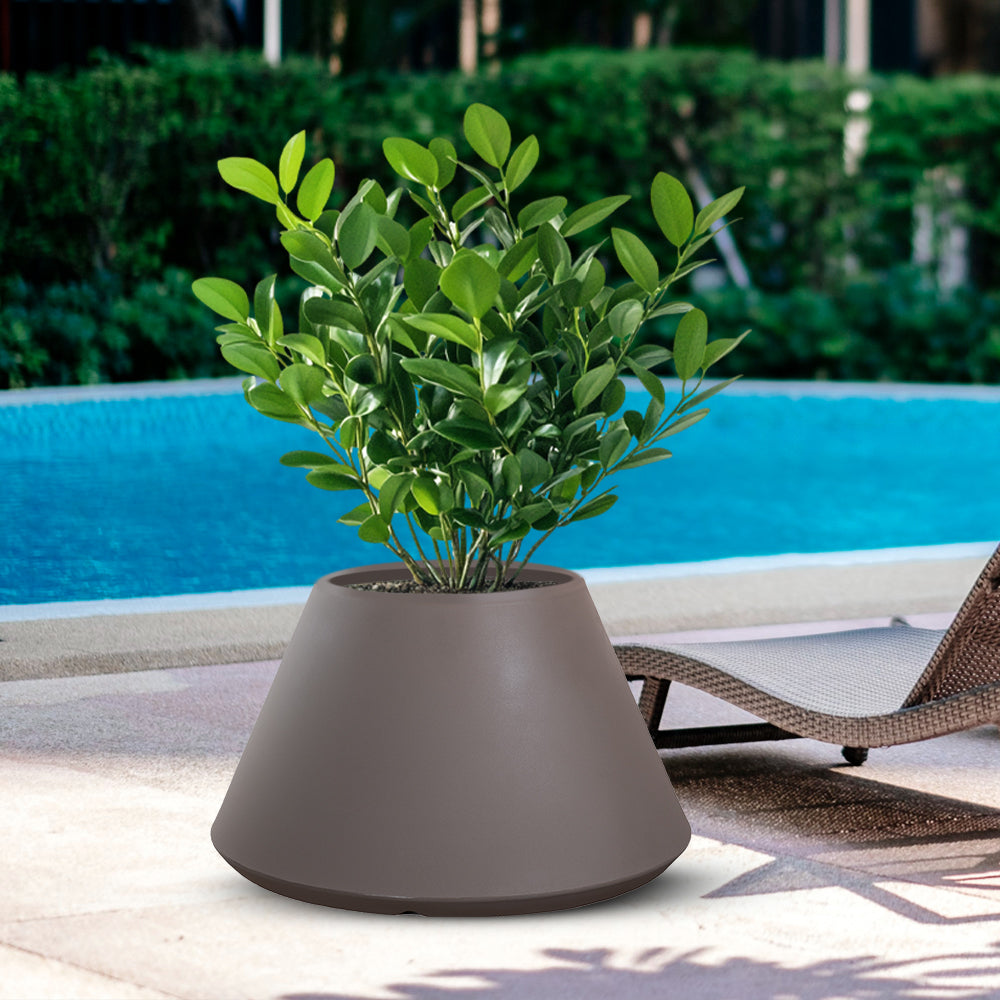 divina garden vaso in resina stromboli tortora d 60x35h ean 8056157808916