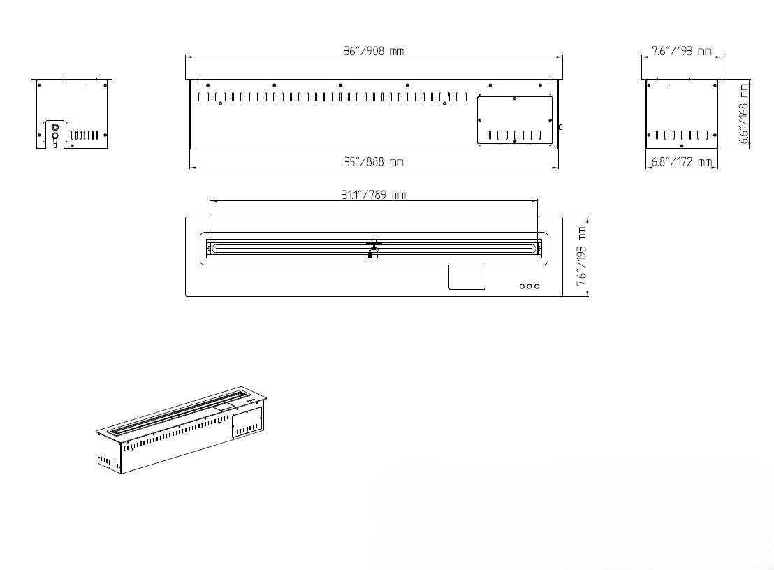 divina fire bruciatore smart da incasso 100 pro line ean 8056157808787